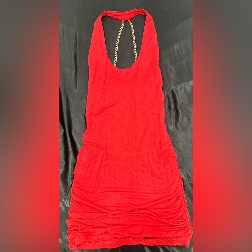 Sky Clothing mini dress in red size small. Worn twice. - Picture 1 of 6